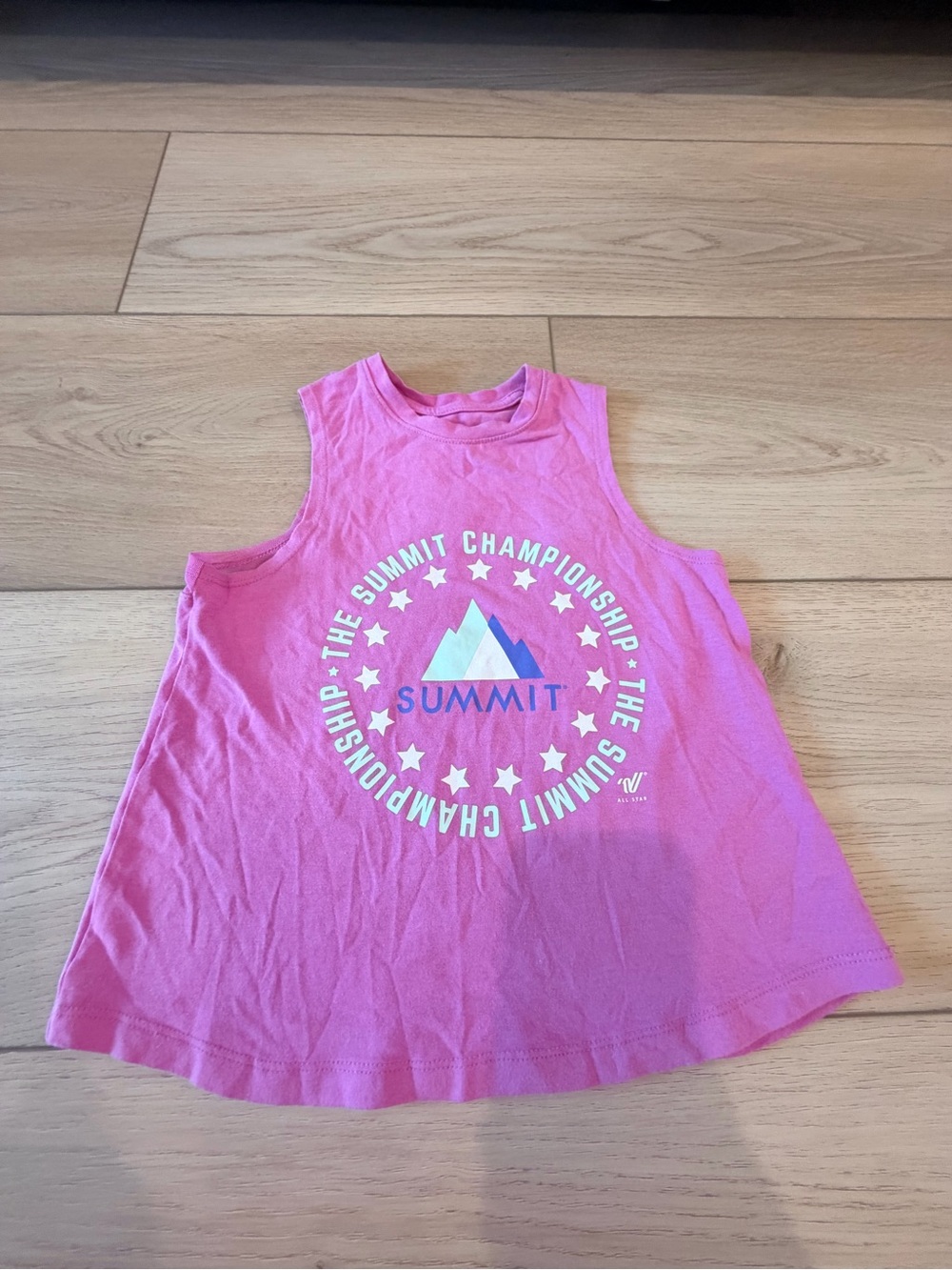 Pink Girls' Graphic Tank Top